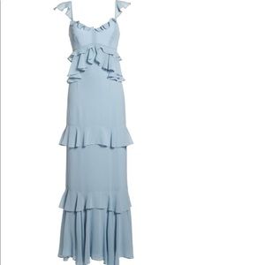 Wayf The Gywneth Ruffle Gown
